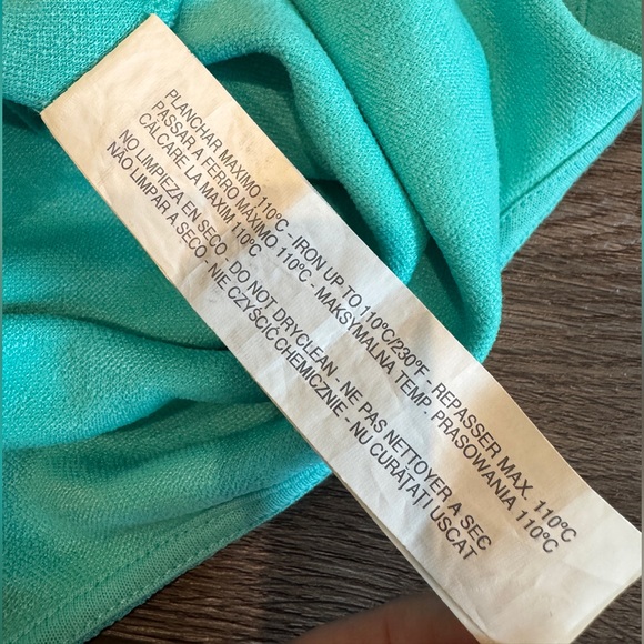 Bershka Turquoise Knit Tank Dress - Picture 8 of 16